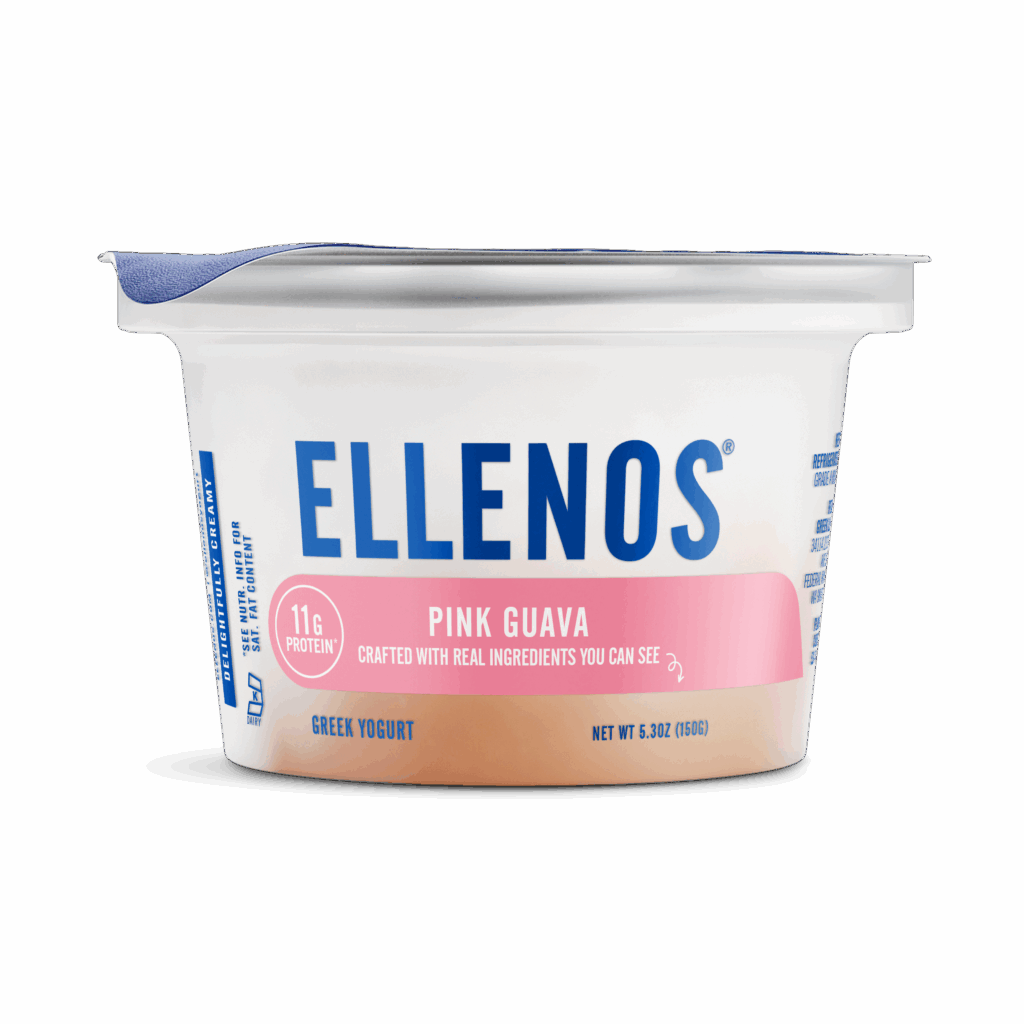 pink guava front of cup