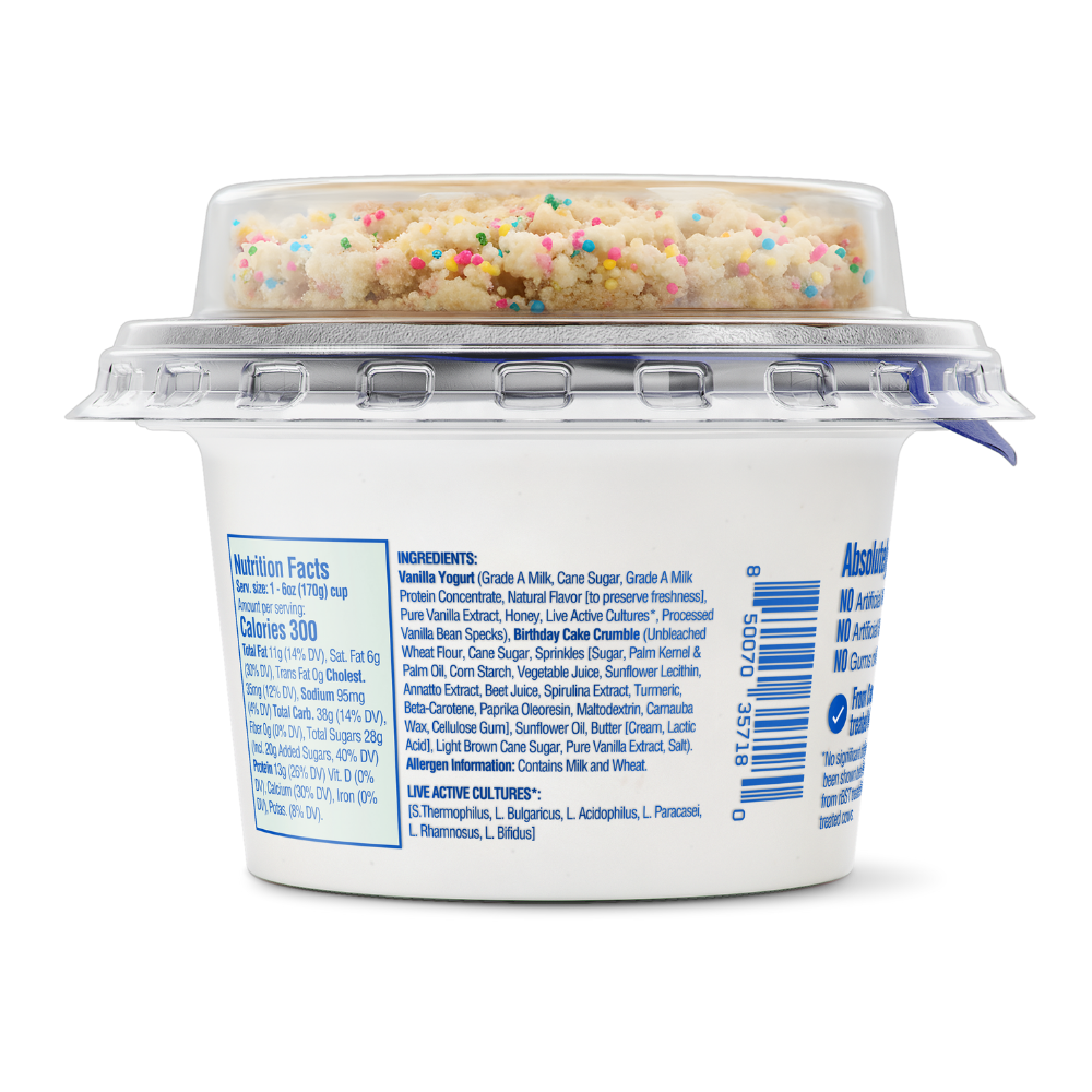 Ellenos birthday cake back of cup