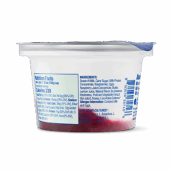 Raspberry Crème back of cup